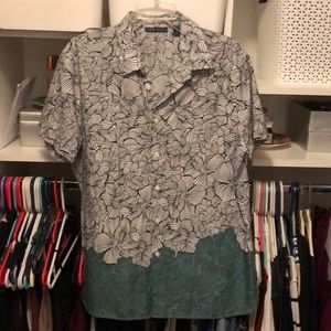 Perry Ellis Short Sleeve Button Down